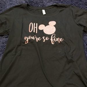 Mickey Mouse Glitter Shirt